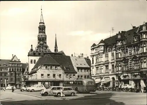 Zwickau Sachsen Marktplatz Kirchturm Kat. Zwickau