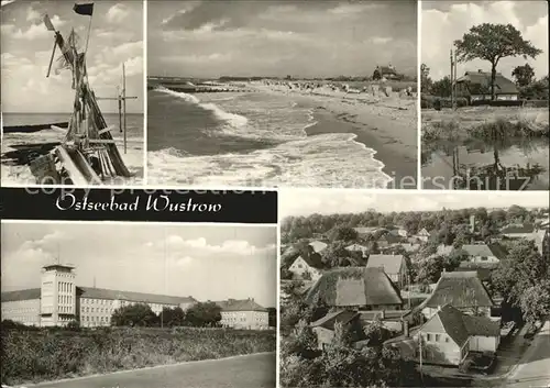 Wustrow Ostseebad Teilansichten Strand Kat. Ostseebad Wustrow