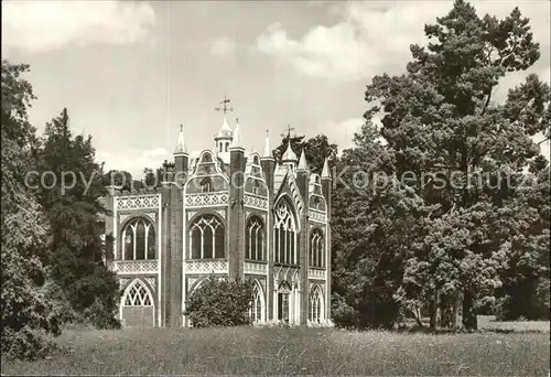 Woerlitz Gotisches Haus Seeseite Kat. Woerlitz