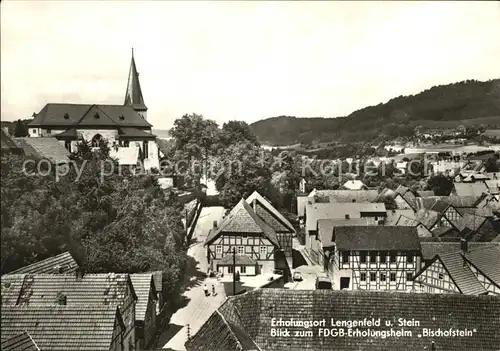 Lengenfeld Stein FDGB Erholungsheim Bischofstein Kirche Kat. Lengenfeld Stein