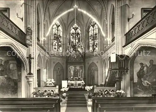 Johanngeorgenstadt Stadtkirche Inneres Wandbilder Kat. Johanngeorgenstadt