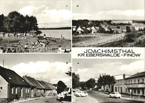 Joachimsthal Freibad am Grimnitzsee Teilansicht Glockenstr Thaelmann Str Kat. Joachimsthal