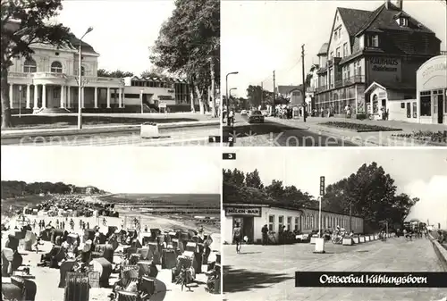 Kuehlungsborn Ostseebad Meehrwasserschwimmhalle Maxim Gorki Str Strandpromenade Kat. Kuehlungsborn