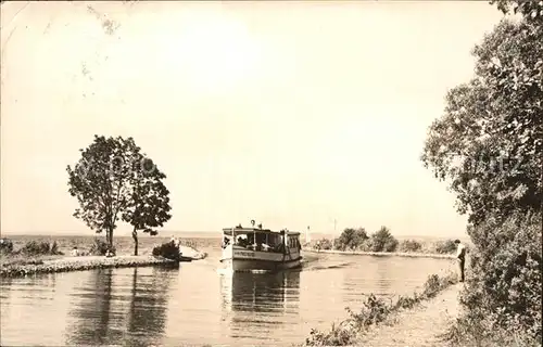 Koelpinsee Usedom Einfahrt in die Elde Kat. Usedom