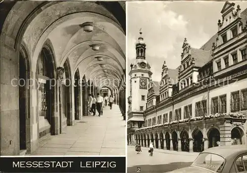 Leipzig Kolonnaden Altes Rathaus Kat. Leipzig