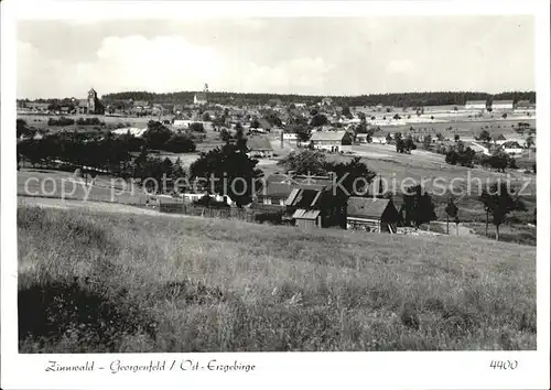 Zinnwald Georgenfeld Panorama Kat. Altenberg