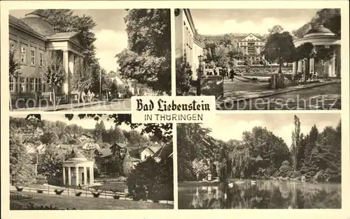 Bad Liebenstein Gebaeude Teilansichten Kat. Bad Liebenstein