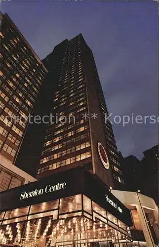 New York City Sheraton Center bei Nacht