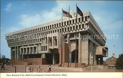 Boston Massachusetts New Boston City Hall Government Center Kat. Boston