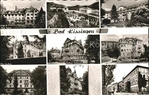 Bad Kissingen Kurhaus Esplanade Palasthotel Kurgarten  Kat. Bad Kissingen