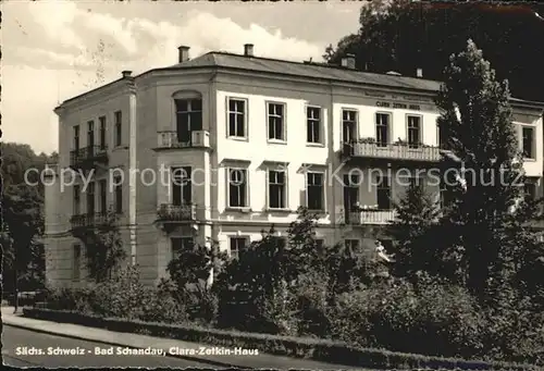 Bad Schandau Clara Zetkin Haus Kat. Bad Schandau