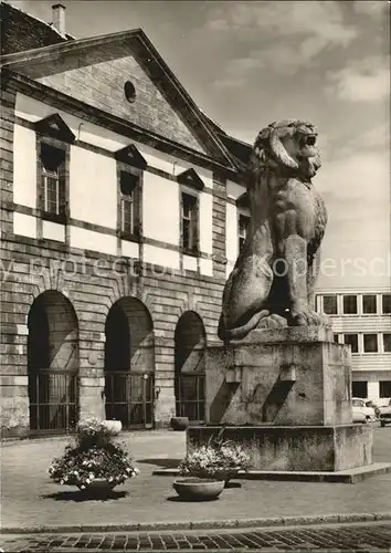 Landau Pfalz Deutsche Tor mit Loewe Kat. Landau in der Pfalz