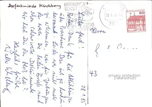 Kirchberg Bad Dorfschmiede Kuenstlerkarte Kat. Bad Reichenhall