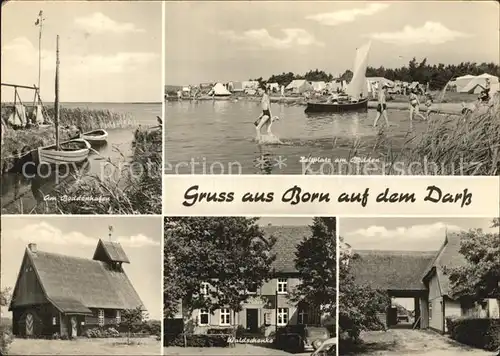 Born Darss Camping am Bodden Waldschenke Hafen Kat. Born Darss