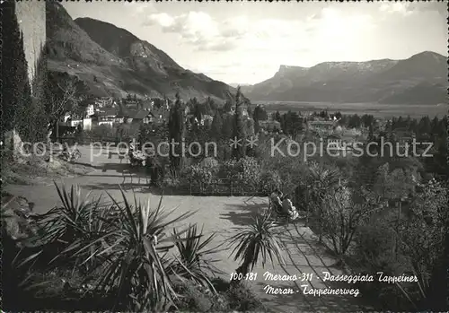 Merano Suedtirol Passeggiata Tappeiner  Kat. Merano