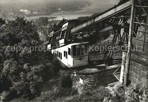 Dresden Bergbahn Luisenhof Kat. Dresden Elbe