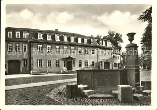 Weimar Thueringen Goethes Nationalmuseum Brunnen Kat. Weimar