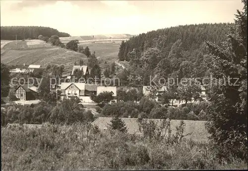 Trautenstein Harz Blick von Foersterei Kat. Hasselfelde