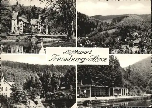 Treseburg Harz Partien am Wasser Kat. Treseburg