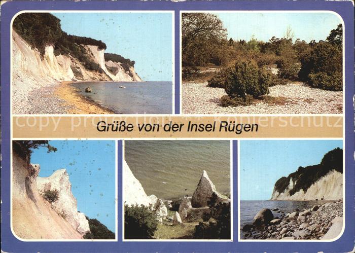 Insel Rügen. Wissower Klinken, von unten