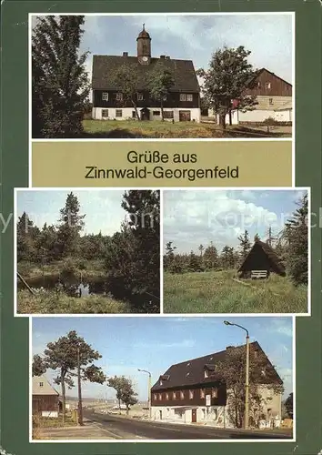 Zinnwald Georgenfeld Denkmal Huthaus Naturschutzgebiet Hochmoor HO Gaststaette Grenzsteinhof Kat. Altenberg