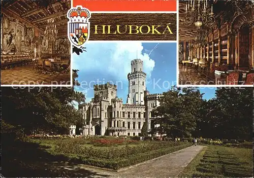 Hluboka Vltavou Zamek Schloss Kat. Frauenberg