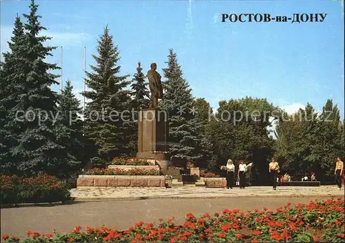 Rostov On Don Monument to Lenin Statue Kat. Rostov On Don