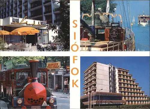 Siofok Hotel Touristenbahn Schiff Kat. Siofok