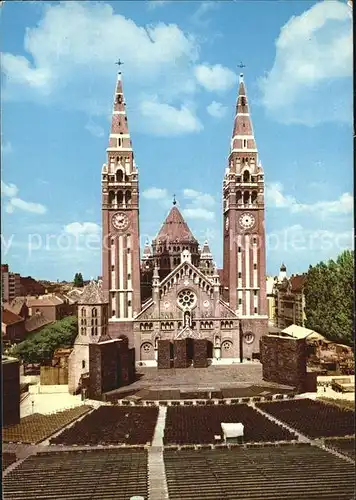 Szeged Fogadalmi templom Votivkirche Kat. Szeged