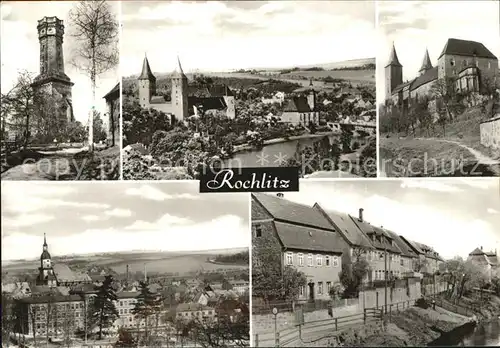 Rochlitz Sachsen Teilansichten Kat. Rochlitz