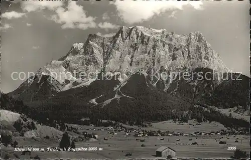 Ehrwald Tirol Panorama mit Zugspitze Wettersteingebirge / Ehrwald /