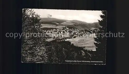 Winterberg Hochsauerland Panorama Heilklimatischer Kurort Kat. Winterberg