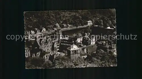 Heidelberg Neckar Heidelberger Schloss von der Molkenkur aus gesehen Kat. Heidelberg