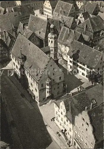 Noerdlingen Innenstadt Fliegeraufnahme Jahrweiser Deutsches Wandern 1958 Kat. Noerdlingen