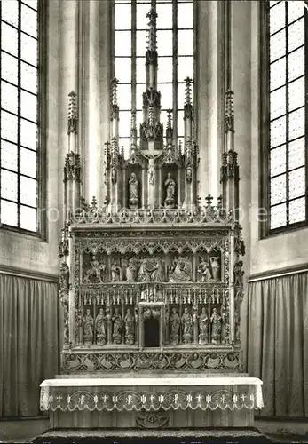 Landshut Isar Pfarrkirche St Martin Hochaltar 15. Jhdt. Kat. Landshut