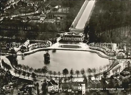 Benrath Benrather Schloss Fliegeraufnahme Kat. Duesseldorf