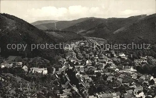 Bad Lauterberg Blick vom Hausberg Kat. Bad Lauterberg im Harz