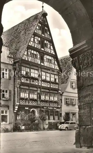 Dinkelsbuehl Hotel Deutsches Haus Kat. Dinkelsbuehl