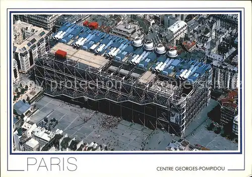Paris Fliegeraufnahme Centre Georges Pompidou Kat. Paris