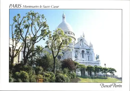 Paris Montmartre le Sacre Coeur Kat. Paris