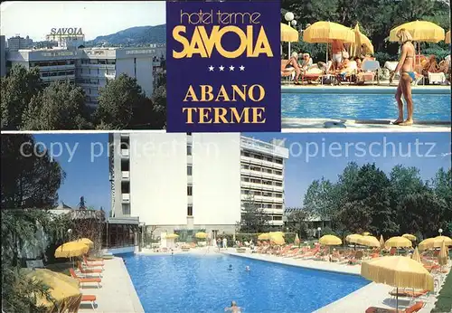 Abano Terme Hotel Terme Savoia Kat. Abano Terme