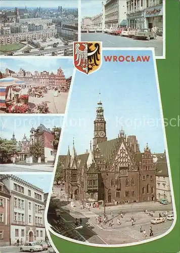 Wroclaw Ulica Swidnicka Plac Solny Klub Studencki Palacyk Siedziba Sudeckiego Przemyslowego Ratusz Kat. Wroclaw Breslau