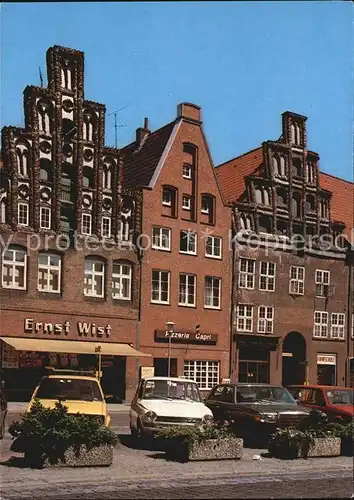 Lueneburg Alte Giebelhaeuser am Sande Kat. Lueneburg