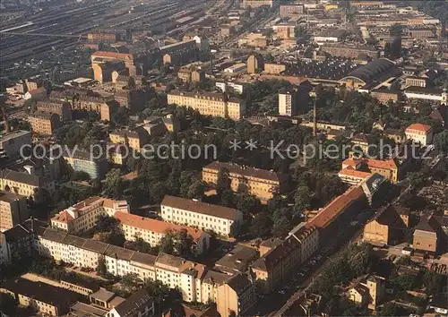 Friedrichstadt Dresden Krankenhaus Fliegeraufnahme Kat. Dresden