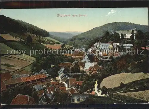 Stolberg Harz Ortsansicht Schloss Martinikirche Kat. Stolberg Harz