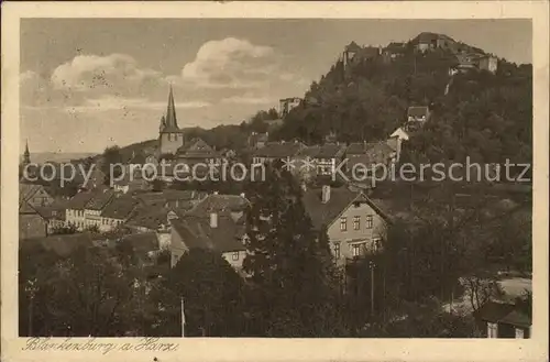 Blankenburg Harz Ortsansicht Kat. Blankenburg