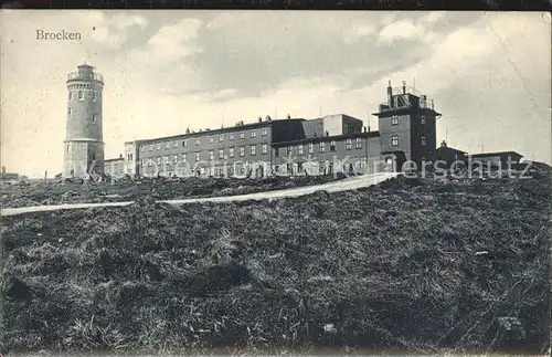 Brocken Brockenhaus Turm Kat. Wernigerode