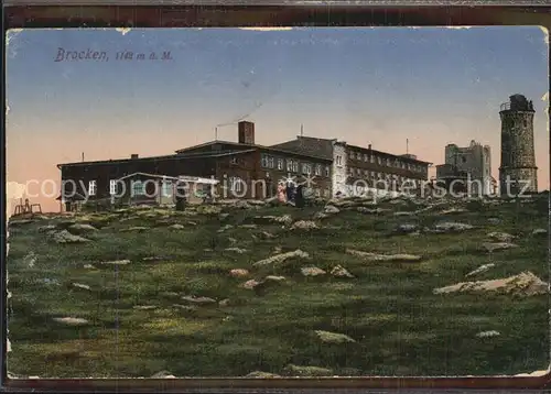 Brocken Brockenhaus Turm Kat. Wernigerode