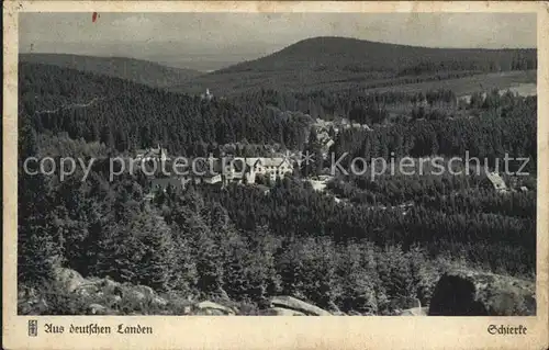 Schierke Harz Oberschierke vom Edelmannshaeu Kat. Schierke Brocken