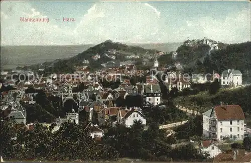 Blankenburg Harz Ortsansicht Kat. Blankenburg